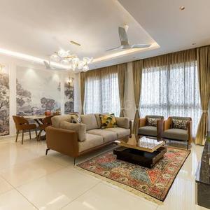 Hall Image of 1805 Sq.ft 3 BHK Apartment / Flat for sale in SMR Vinay Iconia Phase II Block 4 Is Named As Shivalik, Kondapur Hyderabad for Rs. 17689000