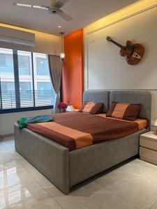 Bedroom Image of 3000 Sq.ft 3 BHK Apartment / Flat for rent in Pramukh Omkar Rivanta 1, Randesan Gandhinagar for Rs. 60000