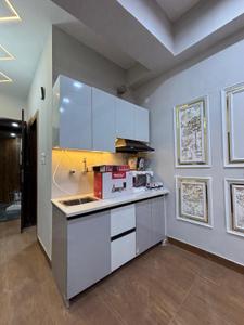Kitchen Image of 600 Sq.ft 1 RK Studio for rent in Noida Extension Greater Noida for Rs. 16000