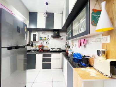 Kitchen Image of 1152 Sq.ft 2 BHK Apartment / Flat for sale in Nikol Ahmedabad for Rs. 6100000