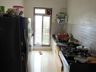 Kitchen Image of 1070 Sq.ft 3 BHK Apartment / Flat for sale in Vasai West Vasai for Rs. 9500000