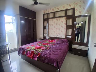 Bedroom Image of 1250 Sq.ft 2 BHK Apartment / Flat for rent in Kalp Nishang II, Gotri Vadodara for Rs. 17000