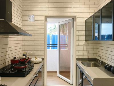 Kitchen Image of 584 Sq.ft 1 BHK Apartment / Flat for sale in Arihant Avanti Phase II, Shilgaon Thane for Rs. 4700000