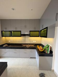 Kitchen Image of 2000 Sq.ft 3.5 BHK Apartment / Flat for rent in Rishita Mulberry Heights, Sushant Golf City Lucknow for Rs. 40000