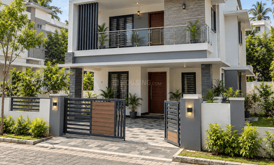 Image of 1500 Sq.ft 3 BHK Villa for sale in Vadakkanthara, Palakkad for Rs. 5950000