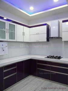 Kitchen Image of 1600 Sq.ft 3 BHK Builder Floor for sale in Malviya Nagar Jaipur for Rs. 7200000