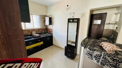 Kitchen Image of 750 Sq.ft 1 BHK Apartment / Flat for rent in Nirman Viva, Ambegaon Pathar Pune for Rs. 18000