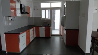 Kitchen Image of 1600 Sq.ft 3 BHK Apartment / Flat for rent in Arsha Sumangalam, Vrindavan Yojana Lucknow for Rs. 34500