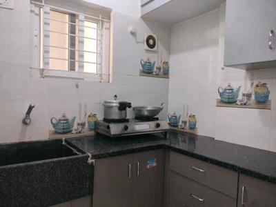 Kitchen Image of 500 Sq.ft 1 BHK Builder Floor for rent in Hoodi Bengaluru for Rs. 23000