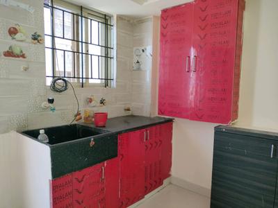 Kitchen Image of 650 Sq.ft 1 BHK Independent House for rent in Whitefield Bengaluru for Rs. 10000