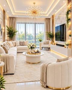 Living Room Image of 1256 Sq.ft 3 BHK Apartment / Flat for sale in Kundrathur Chennai for Rs. 6800000