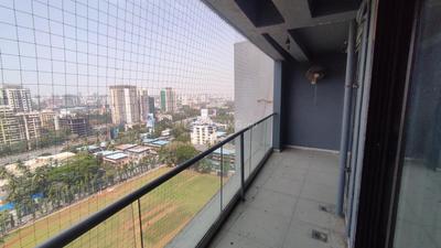 Balcony Image of 1800 Sq.ft 3 BHK Apartment / Flat for sale in Rustomjee Oriana, Bandra East Mumbai for Rs. 90000000