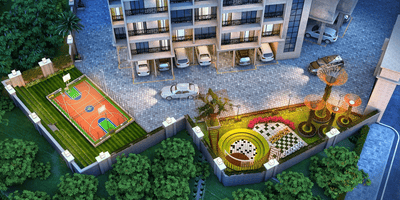 Image of 640 Sq.ft 1 BHK Apartment / Flat for sale in QA Riverfront , Taloja, Navi Mumbai for Rs. 3605000