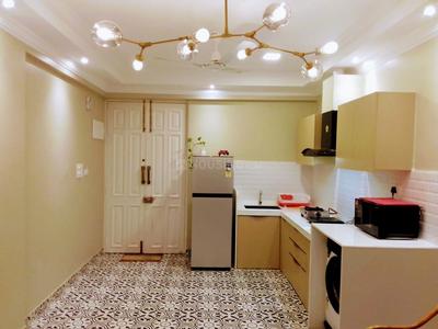 Kitchen Image of 875 Sq.ft 1 BHK Apartment / Flat for sale in Phantom Las Terrazos, Siolim Goa for Rs. 13500000