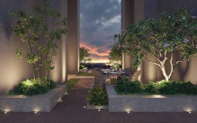 Balcony Image of 1200 Sq.ft 3 BHK Apartment / Flat for sale in Sobha Elysia, Gujarat International Finance Tec City Gandhinagar for Rs. 24800000