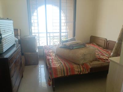 Bedroom Image of 1000 Sq.ft 2 BHK Apartment / Flat for rent in Lakhani Blue Waves, Ulwe Navi Mumbai for Rs. 45000