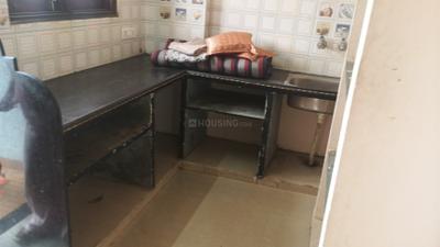 Kitchen Image of 980 Sq.ft 2 BHK Builder Floor for rent in Limbodi Indore for Rs. 10500