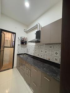 Kitchen Image of 500 Sq.ft 1 BHK Builder Floor for rent in Mahalakshmi Nagar Indore for Rs. 21000