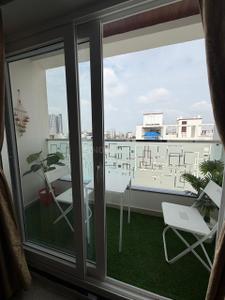 Balcony Image of 650 Sq.ft 1 BHK Apartment / Flat for rent in Kondapur Hyderabad for Rs. 25000
