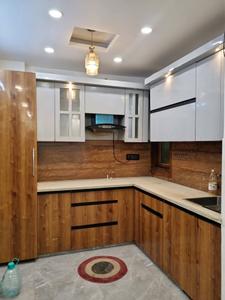 Kitchen Image of 1000 Sq.ft 3 BHK Builder Floor for rent in Dwarka Mor New Delhi for Rs. 21500