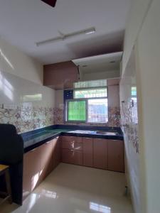 Kitchen Image of 700 Sq.ft 1 BHK Apartment / Flat for rent in Reliable Unique Pride, Vikhroli East Mumbai for Rs. 35000