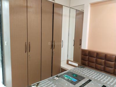 Bedroom Image of 785 Sq.ft 2 BHK Apartment / Flat for rent in Satyam Harmony, Kopar Khairane Navi Mumbai for Rs. 60000