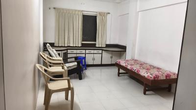 Living Room Image of 661 Sq.ft 1 BHK Apartment / Flat for rent in Ram Society, Yerawada Pune for Rs. 24000