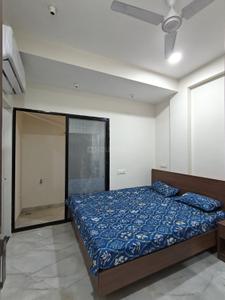 Bedroom Image of 650 Sq.ft 1 RK Studio for rent in Scheme No 114 Indore for Rs. 17999
