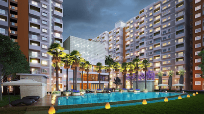 Image of 1081 Sq.ft 2 BHK Apartment / Flat for sale in Sattva Park Cubix Phase II, Devanahalli, Bengaluru for Rs. 8300000