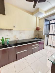 Kitchen Image of 775 Sq.ft 2 BHK Apartment / Flat for rent in Evershine Millennium Paradise, Kandivali East Mumbai for Rs. 53000