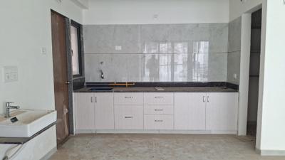 Kitchen Image of 1800 Sq.ft 3 BHK Apartment / Flat for sale in Seventh Bliss, Gota Ahmedabad for Rs. 8150000