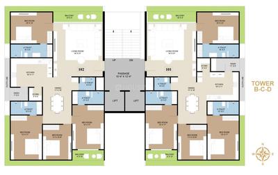 Image of 3605 Sq.ft 4 BHK Apartment / Flat for sale in Vesu, Surat for Rs. 21630000