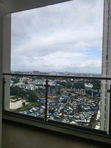 Bedroom One Image of 1200 Sq.ft 2.5 BHK Apartment / Flat for rent in Runwal The Central Park, Chinchwad Pune for Rs. 45001