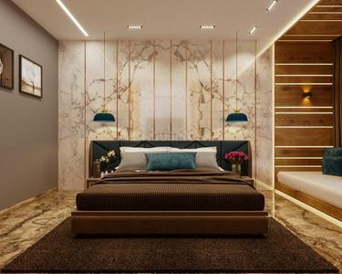 Bedroom Image of 3500 Sq.ft 4 BHK Villa for rent in Koteshwar Ahmedabad for Rs. 75000