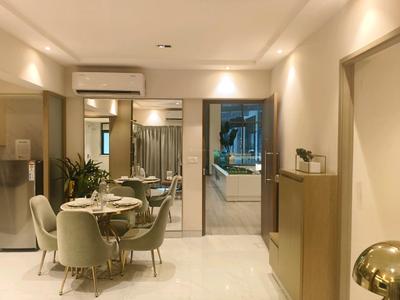 Living Room Image of 611 Sq.ft 1 BHK Apartment / Flat for sale in Runwal Gardens Phase 2 Bldg no 18 23, Dombivli East Thane for Rs. 5599999