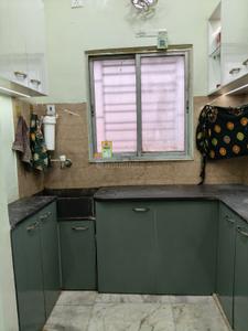 Kitchen Image of 750 Sq.ft 2 BHK Independent House for rent in Baguiati Kolkata for Rs. 12000