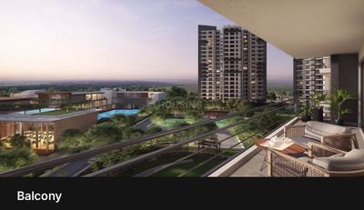 Balcony Image of 1855 Sq.ft 3 BHK Apartment / Flat for sale in Godrej Meridien, Sector 106 Gurgaon for Rs. 29500000