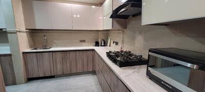 Kitchen Image of 1990 Sq.ft 3 BHK Builder Floor for rent in Greater Kailash I New Delhi for Rs. 225000