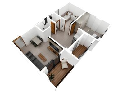 Floor Plan Image of 936 Sq.ft 2 BHK Apartment / Flat for sale in Undri Pune for Rs. 5300000