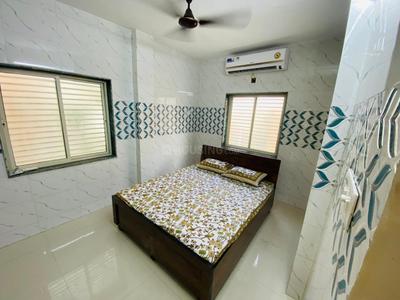 Bedroom Image of 990 Sq.ft 2 BHK Apartment / Flat for rent in Shyamal Ahmedabad for Rs. 22000