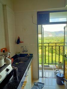 Kitchen Image of 595 Sq.ft 1 BHK Apartment / Flat for sale in Rameshwar Park Orchid Iris And Rose, Diva Thane for Rs. 3500000