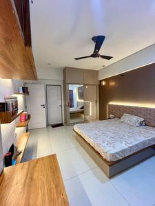 Bedroom Image of 4200 Sq.ft 4 BHK Apartment / Flat for rent in Paarijat Eclat, Iscon Ambli Road Ahmedabad for Rs. 95000