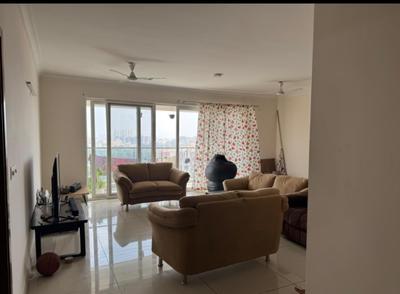 Hall Image of 1856 Sq.ft 3 BHK Apartment / Flat for rent in Prestige Ferns Residency, Harlur Bengaluru for Rs. 75000