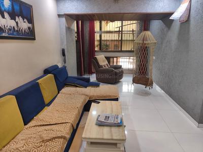 Hall Image of 800 Sq.ft 2 BHK Apartment / Flat for rent in Arihant Mahavir Vaibhav, Kopar Khairane Navi Mumbai for Rs. 52000