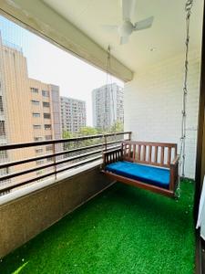 Balcony Image of 2220 Sq.ft 3 BHK Apartment / Flat for sale in Iscon Ambli Road Ahmedabad for Rs. 25000000
