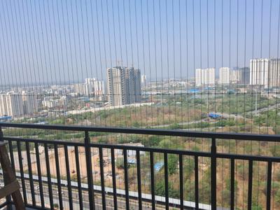 Balcony Image of 1050 Sq.ft 2 BHK Apartment / Flat for rent in Aparna Zenon, Puppalaguda Hyderabad for Rs. 58000