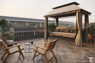 Balcony Image of 2100 Sq.ft 4 BHK Independent House for sale in New Althan Surat for Rs. 12100000