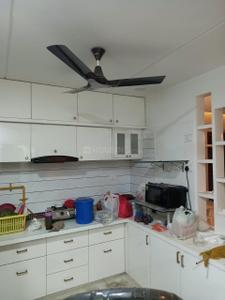 Kitchen Image of 600 Sq.ft 2 BHK Apartment / Flat for rent in Shaligram Plush, Chandlodia Ahmedabad for Rs. 25000