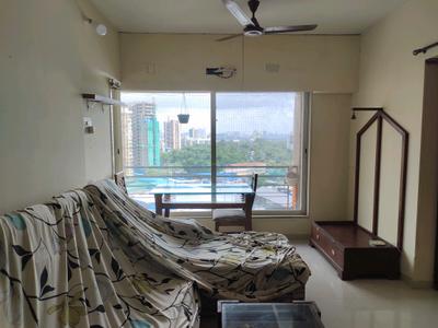 Living Room Image of 600 Sq.ft 1 BHK Apartment / Flat for rent in Gurukrupa Marina Enclave, Malad West Mumbai for Rs. 40000
