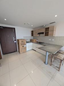 Kitchen Image of 650 Sq.ft 2 BHK Apartment / Flat for rent in Godrej The Suites, Jaypee Greens Greater Noida for Rs. 37000
